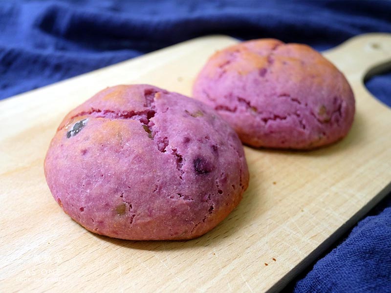 日本紫薯栗子包 (包郵) Gluten-free Vegan Japanese Purple Sweet Potato Chestnut Bread Class (Free Delivery)