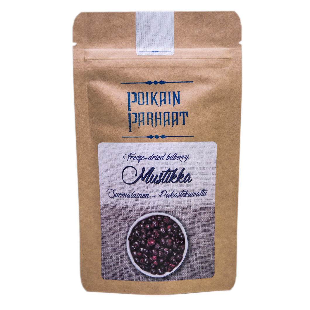 Poikain Parhaat Freeze-dried Bilberry 芬蘭原粒凍乾野生藍莓 15g
